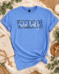 Blocked Script Warriors T-Shirt