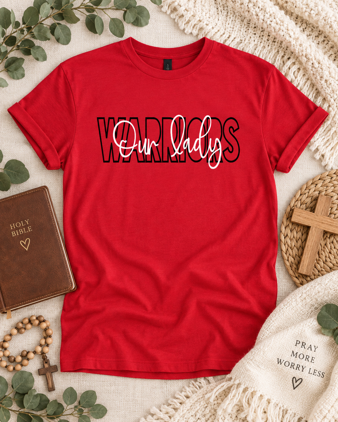 Blocked Script Warriors T-Shirt