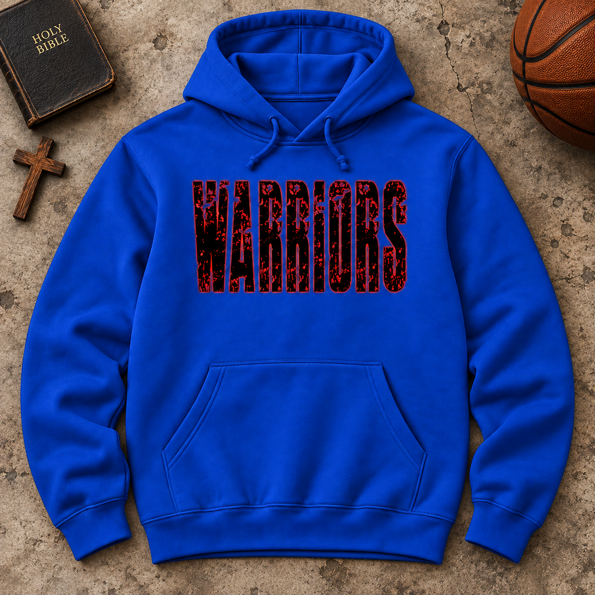 Distressed Warriors Hoodie