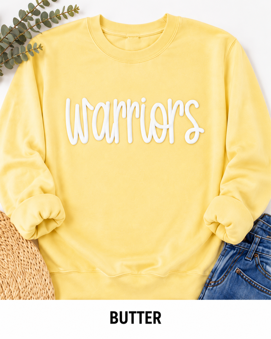 Comfort Colors Warrior Puff Sweatshirt