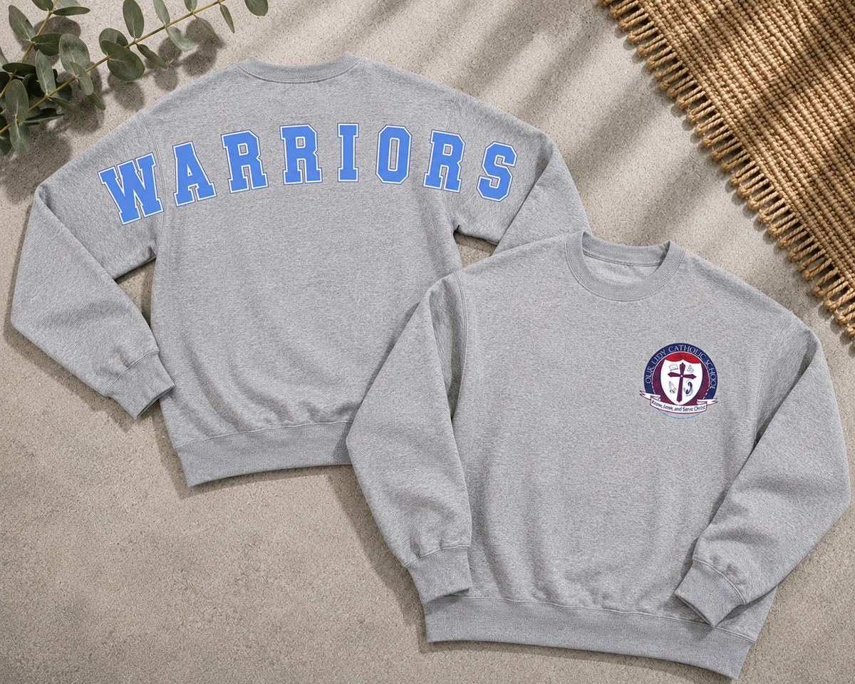 Warriors Logo Sweatshirt (Front & Back Design)