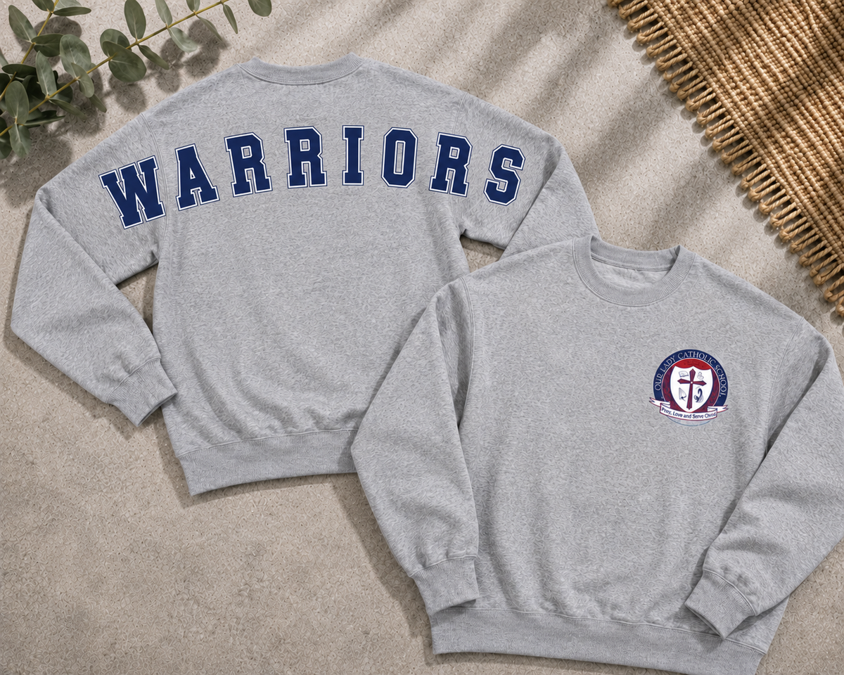 Warriors Logo Sweatshirt (Front & Back Design)