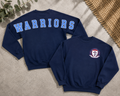 Warriors Logo Sweatshirt (Front & Back Design)