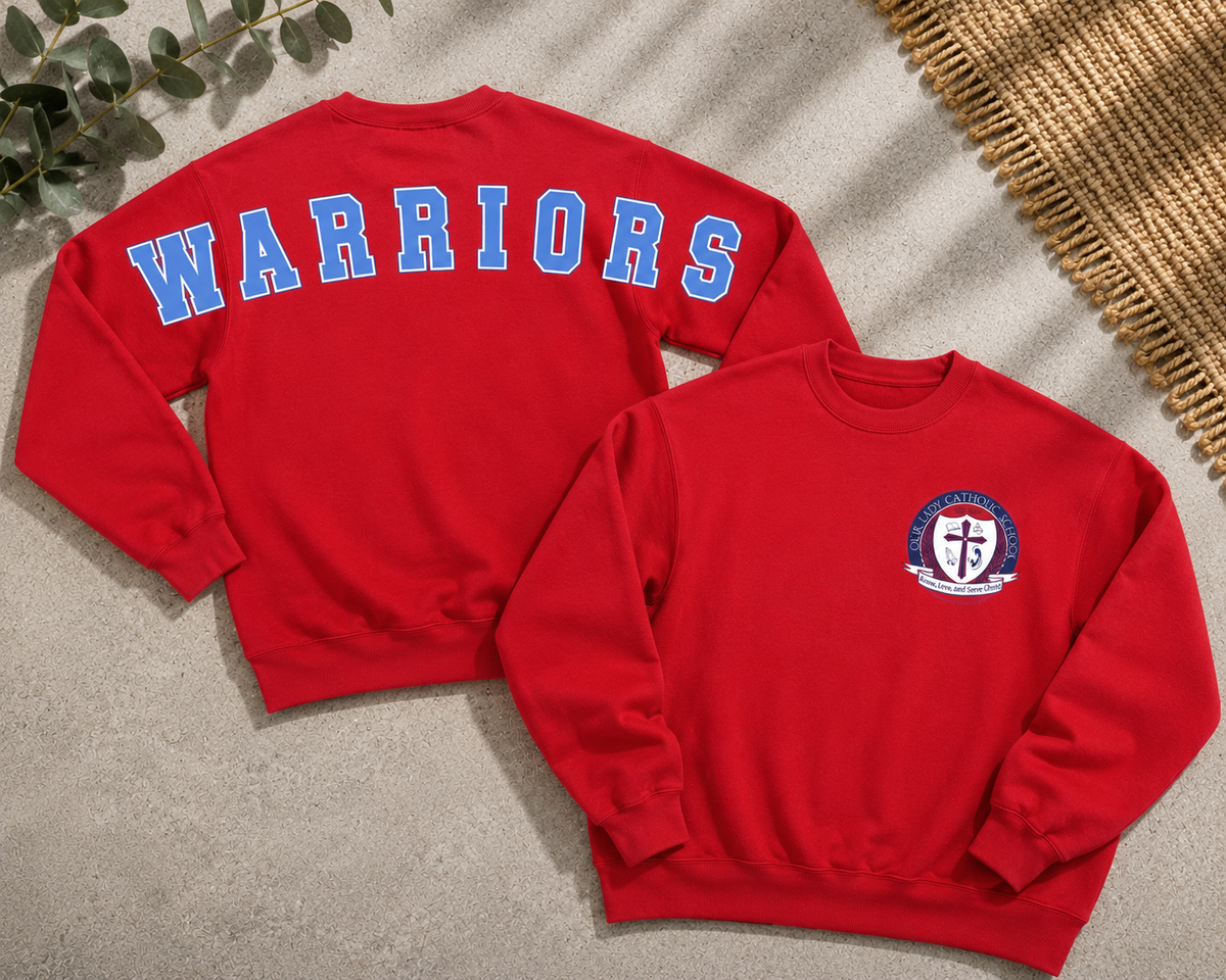 Warriors Logo Sweatshirt (Front & Back Design)