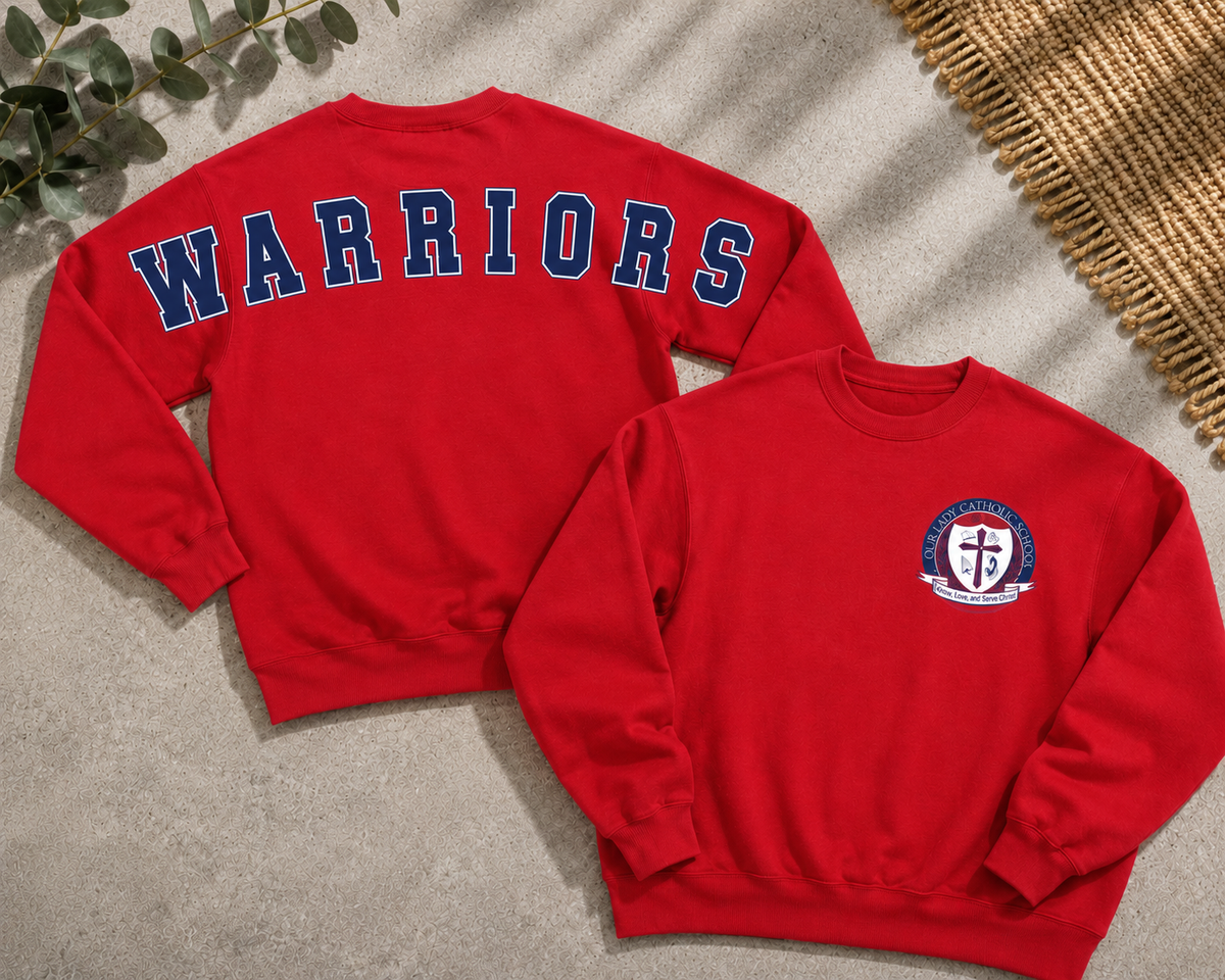 Warriors Logo Sweatshirt (Front & Back Design)