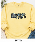 Comfort Colors Warrior Sequin Patch Sweatshirt